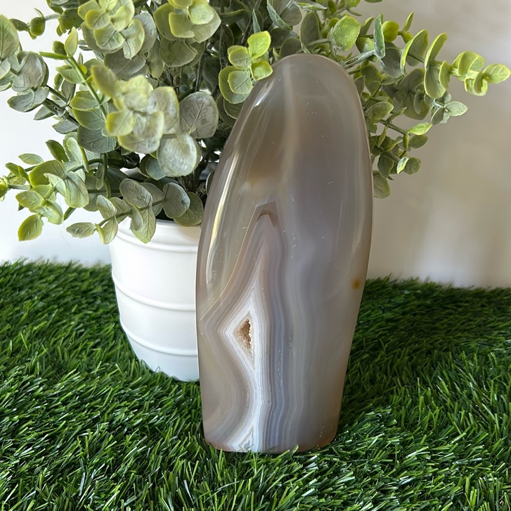 Large Polished Banded Agate Freeform